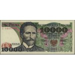 10.000 złotych, 1.12.1988; seria Z, numeracja 0800115; ...