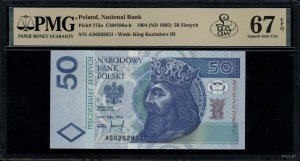 50 zloty, 25.03.1994; London AS series, numbering 6....