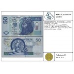 50 zlatých, 25.03.1994; séria London AS, číslovanie 6....