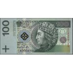 100 złotych, 25.03.1994; seria londyńska AC, numeracja ...