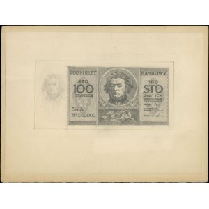 100 złotych, 1.08.1957; seria A, numeracja 000000, jedn...