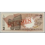 2 złote, 1.03.1990; seria A, numeracja 0000000, czerwon...