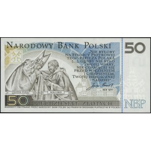 50 złotych, 16.10.2006; Jan Paweł II, seria JP, numerac...