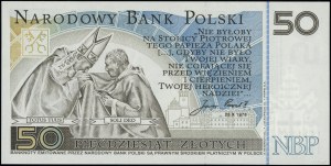 50 zloty, 16.10.2006; John Paul II, JP series, numerac...