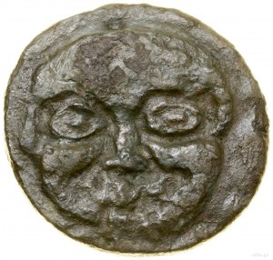 Hemilitron, (ca. 430-420 v. Chr.); Av: Gorgonen-Kopf auf einer...
