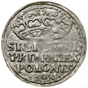 Grosz, 1529, Cracow; MONETA POLONIE REGNI in legend r...