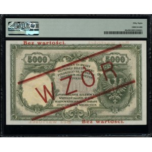 5.000 złotych, 28.02.1919; seria A, numeracja 268438, o...