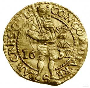 Ducat, 1630/1 (date punched from 1630 vintage); Av: In ob...