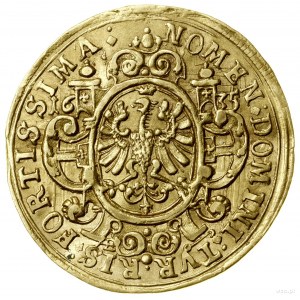 Dukat, 1635, Frankfurt; Aw: W ozdobnym kwadracie, w pię...