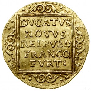 Dukat, 1640, Frankfurt; Aw: W ozdobnym kwadracie, w pię...