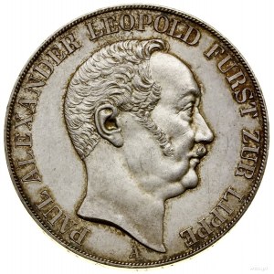 Dwutalar = 3 1/2 guldena, 1843 A, Berlin; AKS 5, Davenp...