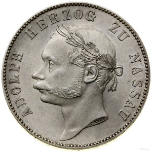 Talar pamiątkowy (Gedenktaler), 1864, Wiesbaden; wybity...