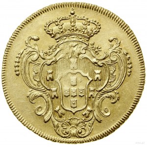 4 escudo (6400 reali), 1784, Rio de Janeiro; Aw: Popier...