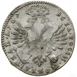 Czech (tymf), 1707, Kadaszewski Dwor; Aw: Popiersie w p...