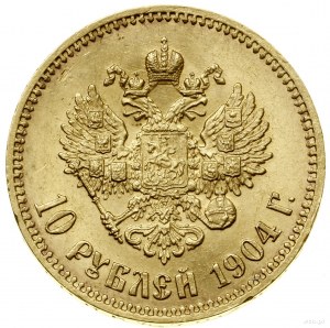 10 rubles, 1904 (A-P), St. Petersburg; Bitkin 12, Fr. 179, K...