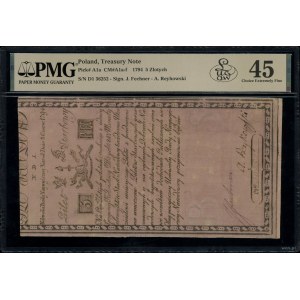 5 złotych polskich, 8.06.1794; seria N.D.1, numeracja 3...