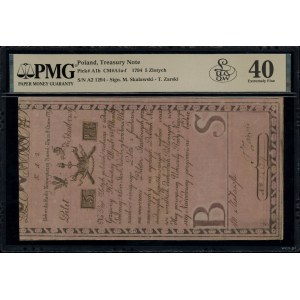 5 złotych polskich, 8.06.1794; seria N.A.2, numeracja 1...