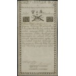 10 złotych polskich, 8.06.1794; seria A, numeracja 319,...