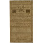 10 złotych polskich, 8.06.1794; seria B, numeracja 3498...