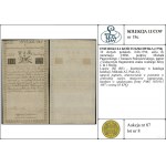 10 złotych polskich, 8.06.1794; seria B, numeracja 3498...