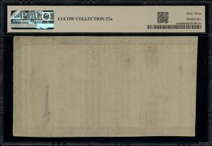 25 Polish zlotys, 8.06.1794; D series, numbering 3094....