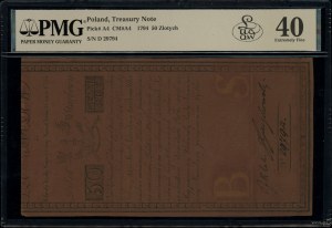 50 Polish zloty, 8.06.1794; D series, numbering 2979....