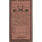 100 złotych polskich, 8.06.1794; seria B, numeracja 112...