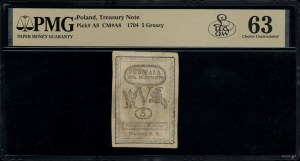 5 copper pennies, 13.08.1794; Lucow 38 (R1), Miłczak ...