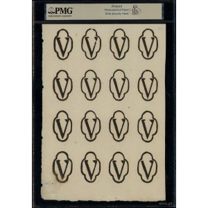 Fragment arkusza do druku 5 groszy miedzianych (16 sztu...
