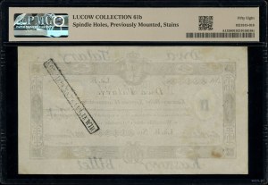 2 thalers, 1.12.1810; series B, numbering 81458, signed by k...
