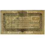 5 talarów, 1.12.1810; seria C, numeracja 23453, podpis ...