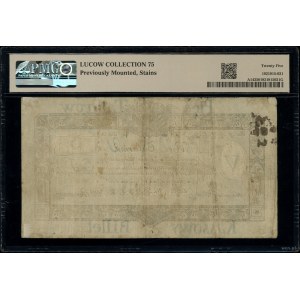 5 talarów, 1.12.1810; seria C, numeracja 14162, podpis ...