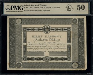 10 Polish zloty, 1824; B series, proof pieces, ...