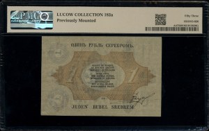 1 ruble silver, 1864; series 179, numbering 10603771, p...