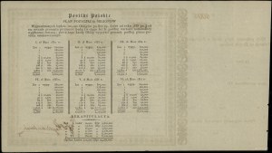Loan for 600 zloty, 1.06.1831, Warsaw; numbering...