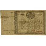Pożyczka na 600 złotych, 1.06.1831, Warszawa; numeracja...