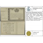 Pożyczka na 600 złotych, 1.06.1831, Warszawa; numeracja...
