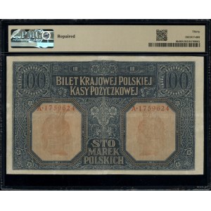 100 marek polskich, 9.12.1916; jenerał, seria A, numera...