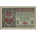 2 marki polskie, 9.12.1916; Generał, seria A, numeracja...