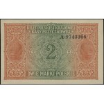 2 marki polskie, 9.12.1916; Generał, seria A, numeracja...