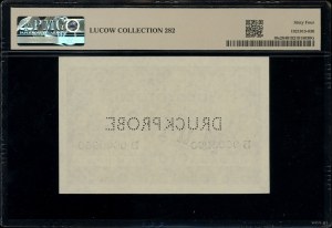 5 Polish marks, 9.12.1916; B series, numbering 0000000....