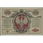 20 marek polskich, 9.12.1916; Generał, seria A, numerac...