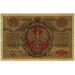 20 marek polskich, 9.12.1916; Generał, seria A, numerac...