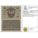 20 marek polskich, 9.12.1916; Generał, seria A, numerac...
