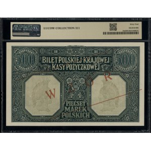 500 marchi polacchi, 15.01.1919; nessuna serie e ...