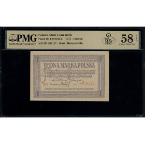 1 marka polska, 17.05.1919; seria PD, numeracja 269157,...