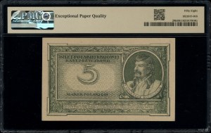 5 Polish marks, 17.05.1919; J series, numbering 900483....
