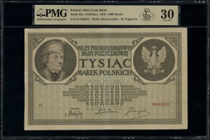 1,000 Polish marks, 17.05.1919; IA series, numbering 6....
