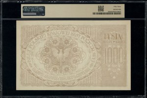 1,000 Polish marks, 17.05.1919; ZT series, numbering 6....