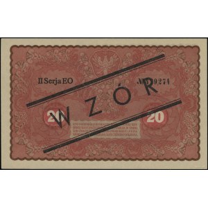 20 marek polskich, 23.08.1919; seria II EO, numeracja 4...